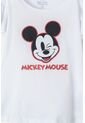 Camiseta De Mickey Mouse Manga Corta Blanca Para Niña 8 de Disney