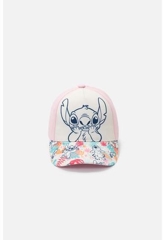 Gorra De Stitch Rosada Para Niña U Disney