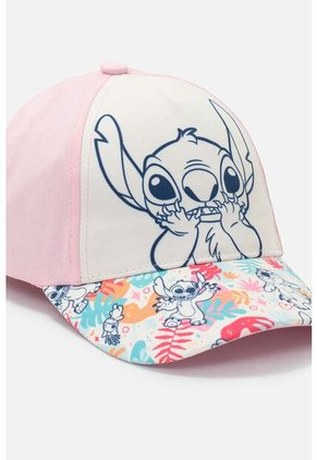 Gorra De Stitch Rosada Para Niña U