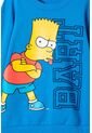 Buzo De Bart Simpson Cerrado Azul Para Niño 8 de Disney