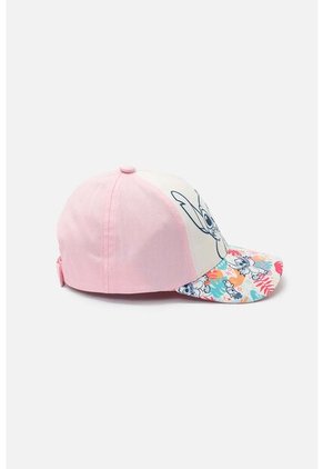 Gorra De Stitch Rosada Para Niña U
