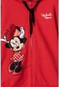 Buzo De Minnie Mouse Con Capucha Rojo Para Niña 10 de Disney