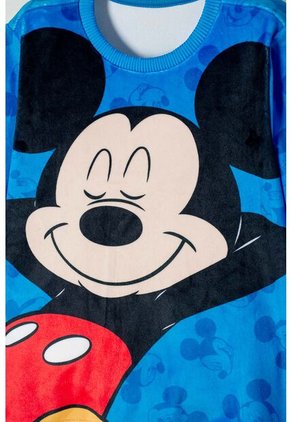 Pijama De Mickey Mouse Pantalón Largo Azul Para Niño 2T A 6T 2T