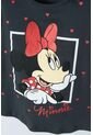 Camiseta De Minnie Mouse Manga Corta Gris Para Niña 2T A 5T 5T de Disney