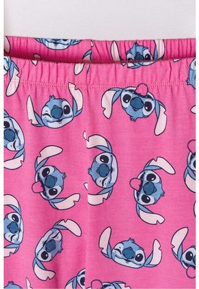 Pijama De Stitch Blanca De Pantalón Largo Para Niña 8