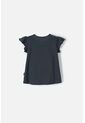 Camiseta De Minnie Mouse Manga Corta Gris Para Niña 2T A 5T 5T de Disney