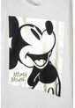 Camiseta De Mickey Mouse Manga Corta Marfil Para Niña 10 de Disney