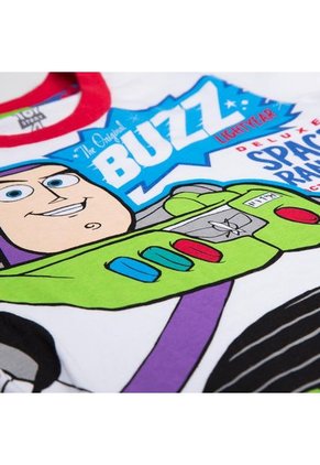 Pijama De Niño, Manga Corta/pantalón Largo, Blanco/azul De Toy Story ©Pixar 4T