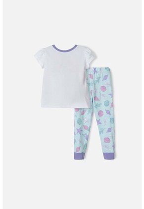 Pijama De Las Princesas Disney Manga Corta Multicolor Para Niña 2t A 5t 3T