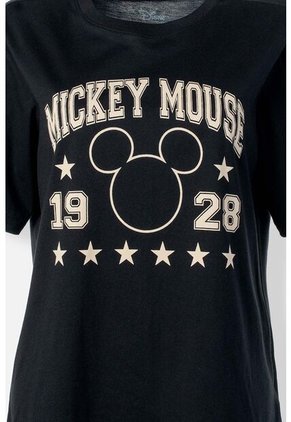 Camiseta De Mickey Mouse Regular Fit Para Mujer XS