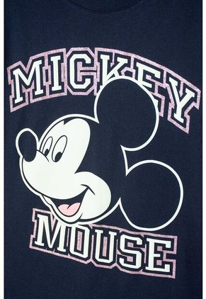 Buzo De Minnie Mouse Azul Estampado En Frente Para Niña 4