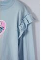 Camiseta De Stitch Azul Manga Larga Para Niña 2T A 5T 5T de Disney