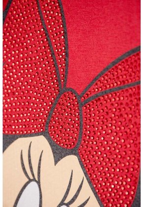 Vestido De Minnie Mouse Con Tull Rojo Para Niña 6