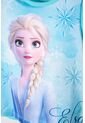 Camiseta De Frozen Manga Corta Azul Para Niña 2T A 5T 5T de Disney