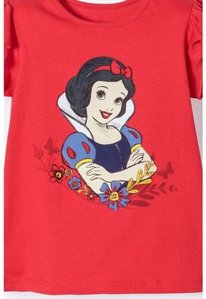 Camiseta De Blancanieves Roja Con Bolero En Manga Para Niña 2T A 5T 5T