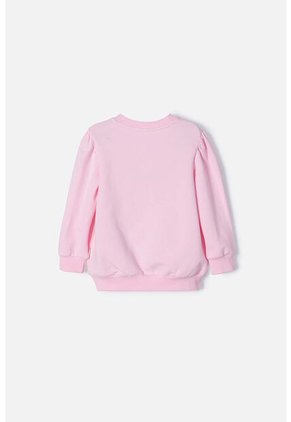 Buzo De Stitch Rosado Claro Cerrado Para Niña 2T A 5T 2T