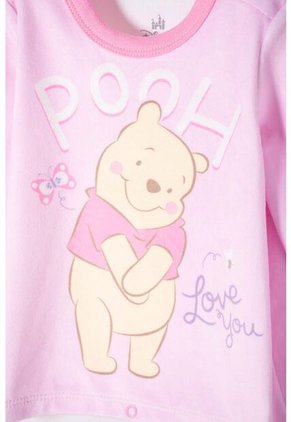 Pijama De Winnie The Pooh Multicolor Para Bebé Niña 6-9