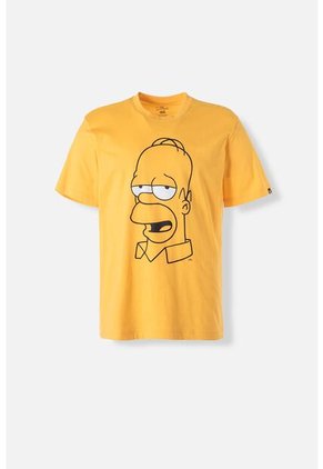 Camiseta De Los Simpson Regular Fit Para Hombre S