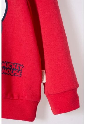 Conjunto De Mickey Mouse Con Pantalón Rojo Y Azul Para Bebé Niño 18-24
