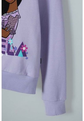 Buzo De Encanto Cuello Redondo Lila Para Niña 6