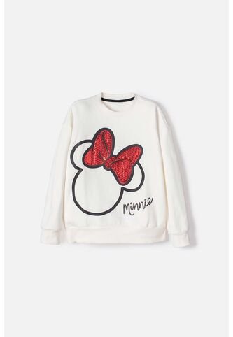 Buzo Minnie Mouse Cerrado Marrfil Para Niña 6 Disney