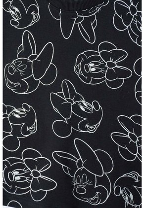 Conjunto De Minnie Mouse Negro Para Niña 8