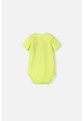 Body De Monster University De Manga Corta Verde Para Bebé Niño 9-12