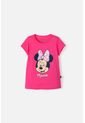 Camiseta De Minnie Mouse Fucsia Con Detalles Brillantes Para Niña 4 de Disney