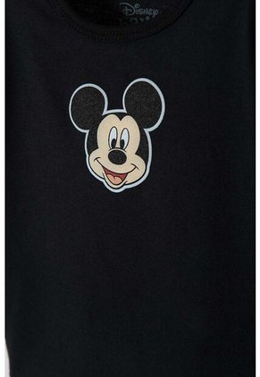 Conjunto De Mickey Mouse X3 Prendas Negro Para Bebé Niño 3T
