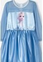 Vestido De Frozen Con Manga Larga Para Niña De 2T A 5T 3T de Disney