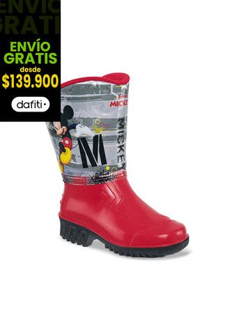 Botas Mickey Remei Rojo Para Niño Disney Disney