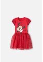 Vestido De Minnie Mouse Con Tull Rojo Para Niña 8 de Disney