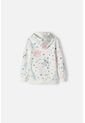Buzo De Stitch Marfil Con Capucha Para Niña 2T A 5T 2T de Disney