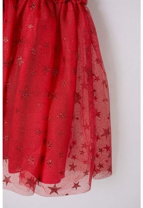 Vestido De Minnie Mouse Con Tull Rojo Para Niña 8