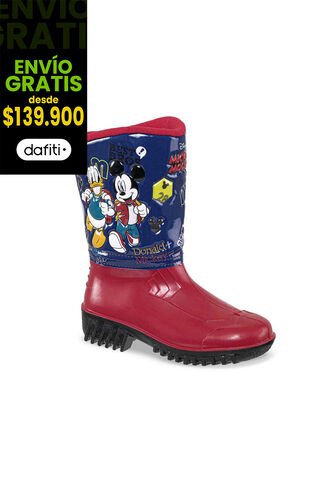 Botas Mickey Olimpo Rojo Para Niño Disney Disney