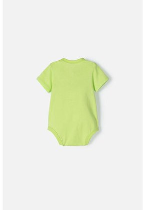 Body De Monsters University Verde Con Ajuste En Entrepierna Para Bebé Niño 6-9