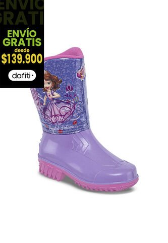Botas Sofia Celeste Fucsia Para Niña Disney Disney