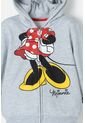 Buzo De Minnie Mouse Gris Con Capucha Para Niña 2T A 5T 3T de Disney