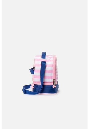 Lonchera De Minnie Mouse 16.5"  Azul Y Rosado Para Niña U