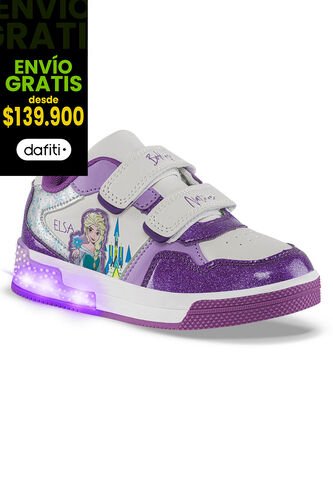 Tenis Luces Elsa Circue Mora Disney Para Niña Disney
