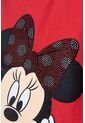 Camiseta De Minnie Mouse Roja Estampada Para Niña De 2T A 5T 3T de Disney