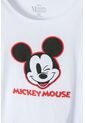 Camiseta De Mickey Mouse Manga Corta Blanca Para Niña 8 de Disney