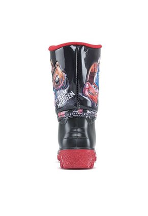 Botas De Lluvia Cars Sedna Negro-Roj Para Niño Disney