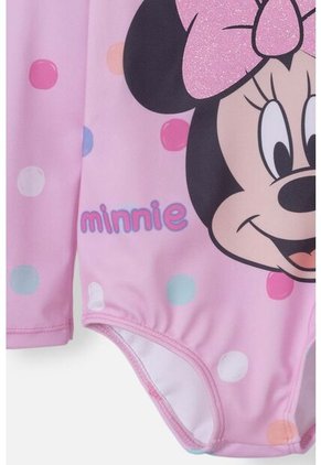 Vestido Baño Minnie Mouse Rosado Para Niña 2T A 5T 3T