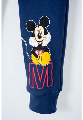 Jogger De Mickey Mouse Azul Con Estampado En Relieve Para Niño 2T A 5T 4T