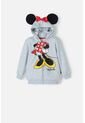 Buzo De Minnie Mouse Gris Con Capucha Para Niña 2T A 5T 2T de Disney