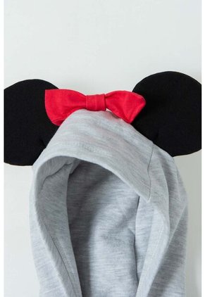 Buzo De Minnie Mouse Gris Con Capucha Para Niña 2T A 5T 5T