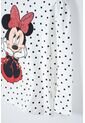 Camiseta Minnie Mouse Marfil Manga Larga Para Niña 2T A 5T 5T de Disney