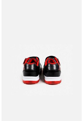 Tenis De Minnie Mouse Con Luces Rojo/negro Para Niña 29