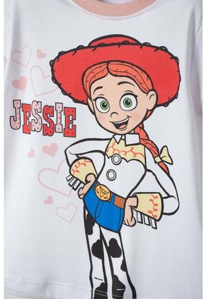 Camiseta De Toy Story Manga Corta Blanco Para Niña 3T A 6T 3T